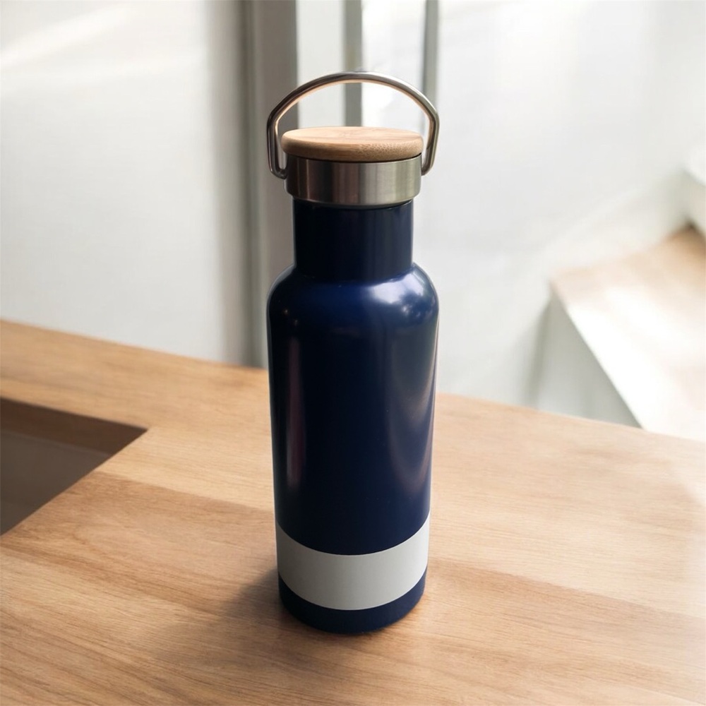 NEW Hudson's Bay HBC Stripes Top-Handle Travel Canister Stainless Steel Water